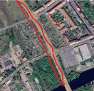 Foto: Lichtraumprofil &amp; ebenerdig zugewachsen B1 B102Zentrumring Abschnitt Klingenberg Straße und Cassmannstraße - ID: 333832 